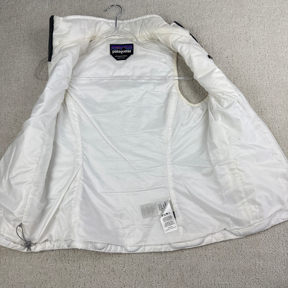 Patagonia Nano Puff Vest Womens XS White 84247 Quilted PrimaLoft Insulated - Picture 5 of 12